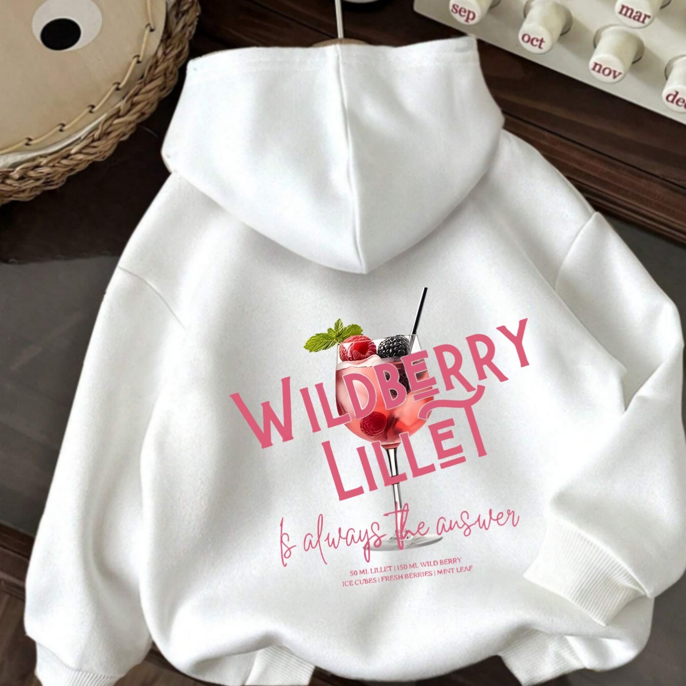 Hoodie Stockholm – Wildberry Print Sweatshirt