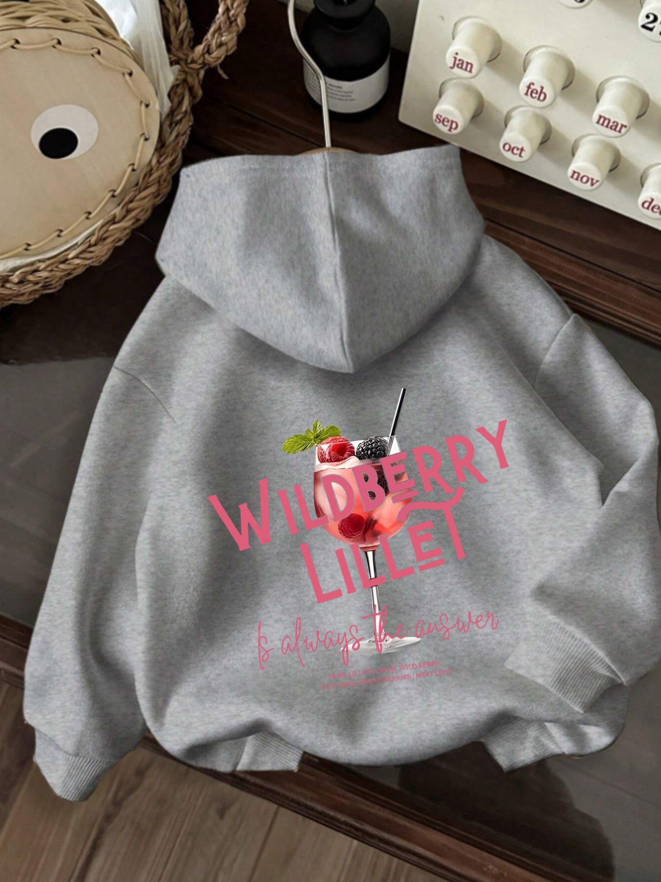 Hoodie Stockholm – Wildberry Print Sweatshirt