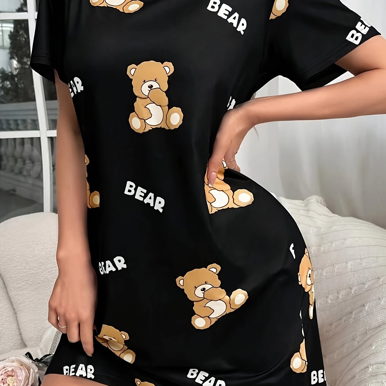 Nachthemd Leni – Bärchenprint