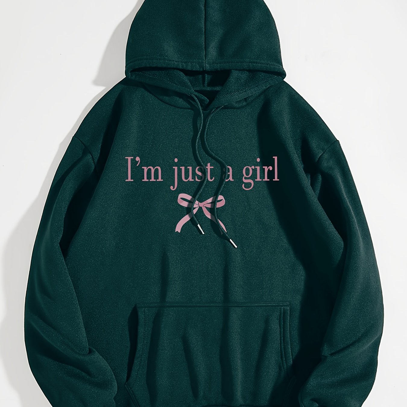 Hoodie Paris – Letter & Bow Print Sweatshirt