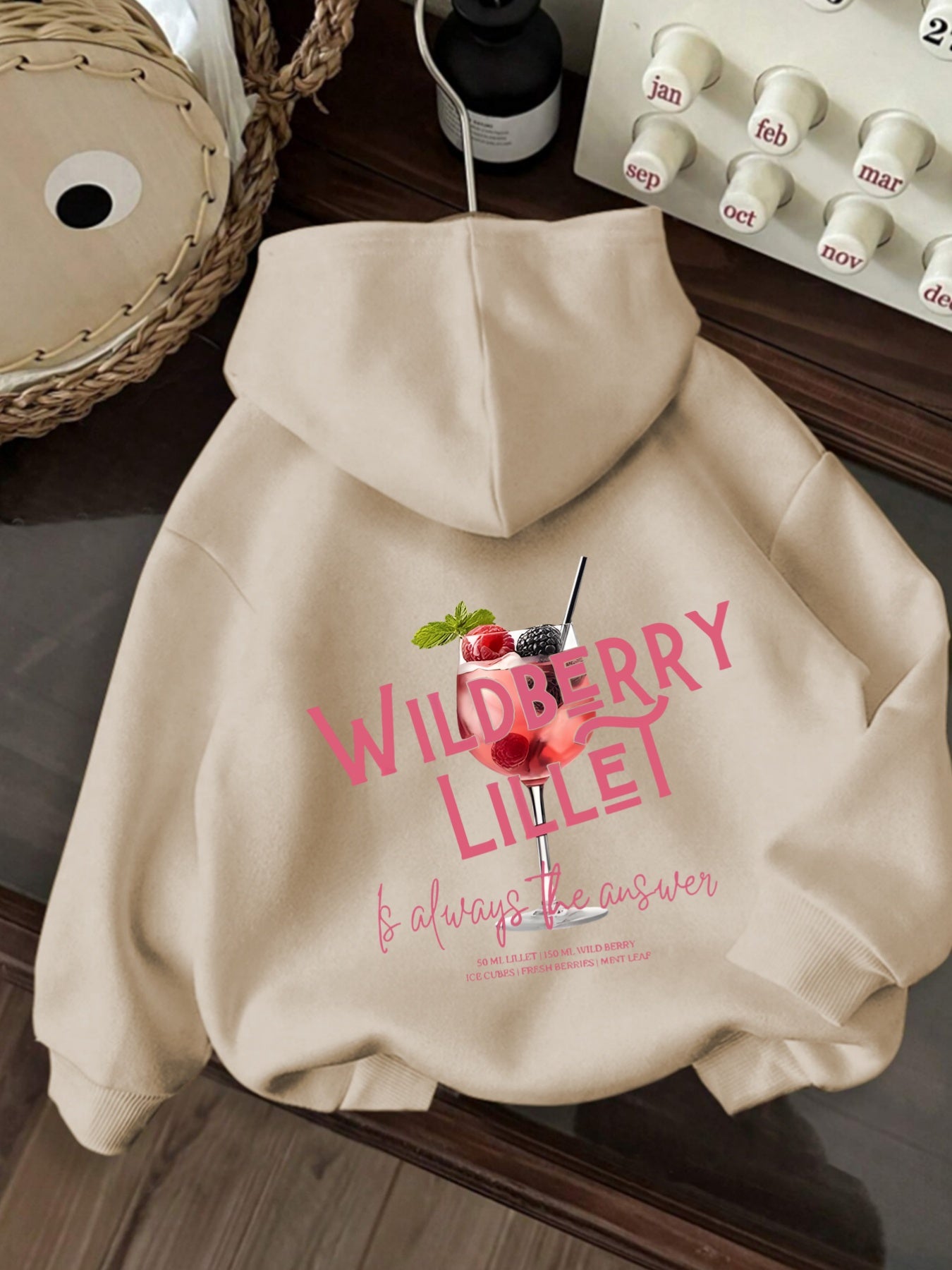 Hoodie Stockholm – Wildberry Print Sweatshirt