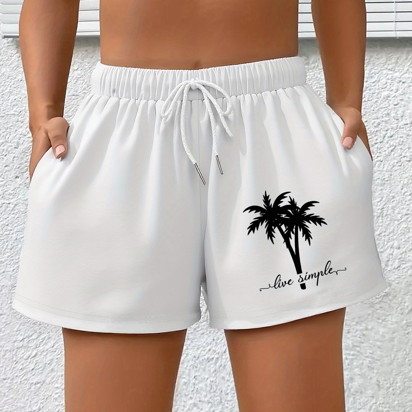 Shorts Liva – Palm Live Print