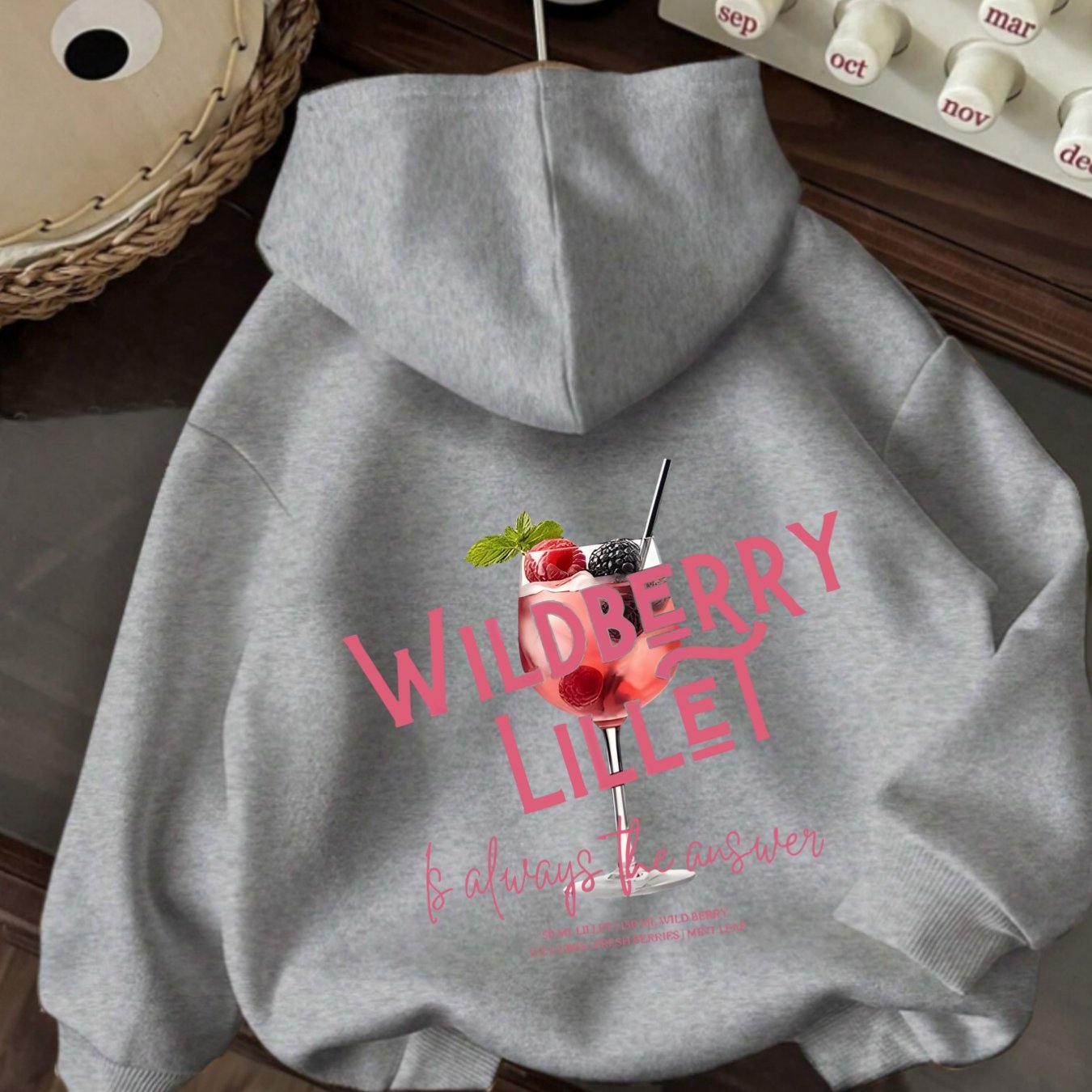 Hoodie Stockholm – Wildberry Print Sweatshirt