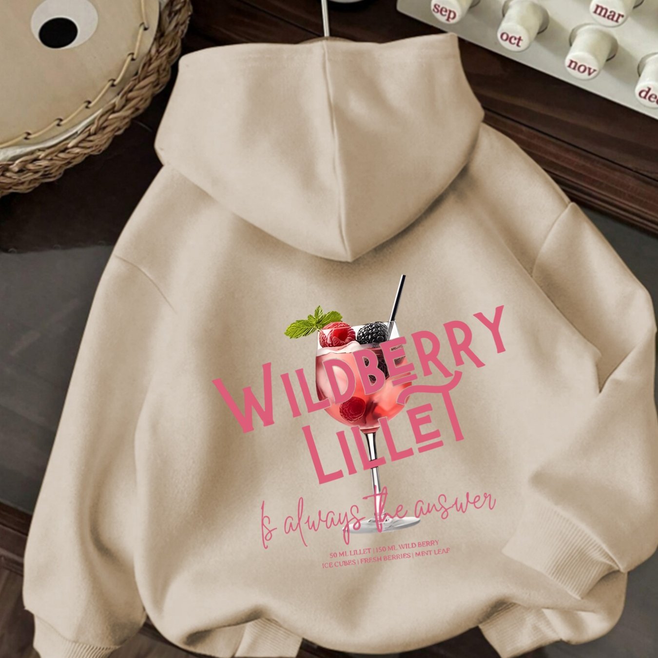 Hoodie Stockholm – Wildberry Print Sweatshirt
