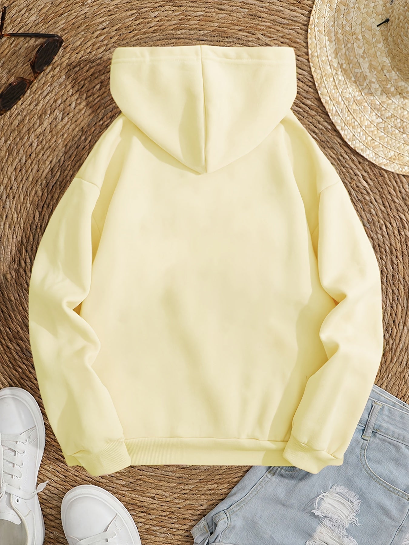 Hoodie Paris – Letter & Bow Print Sweatshirt