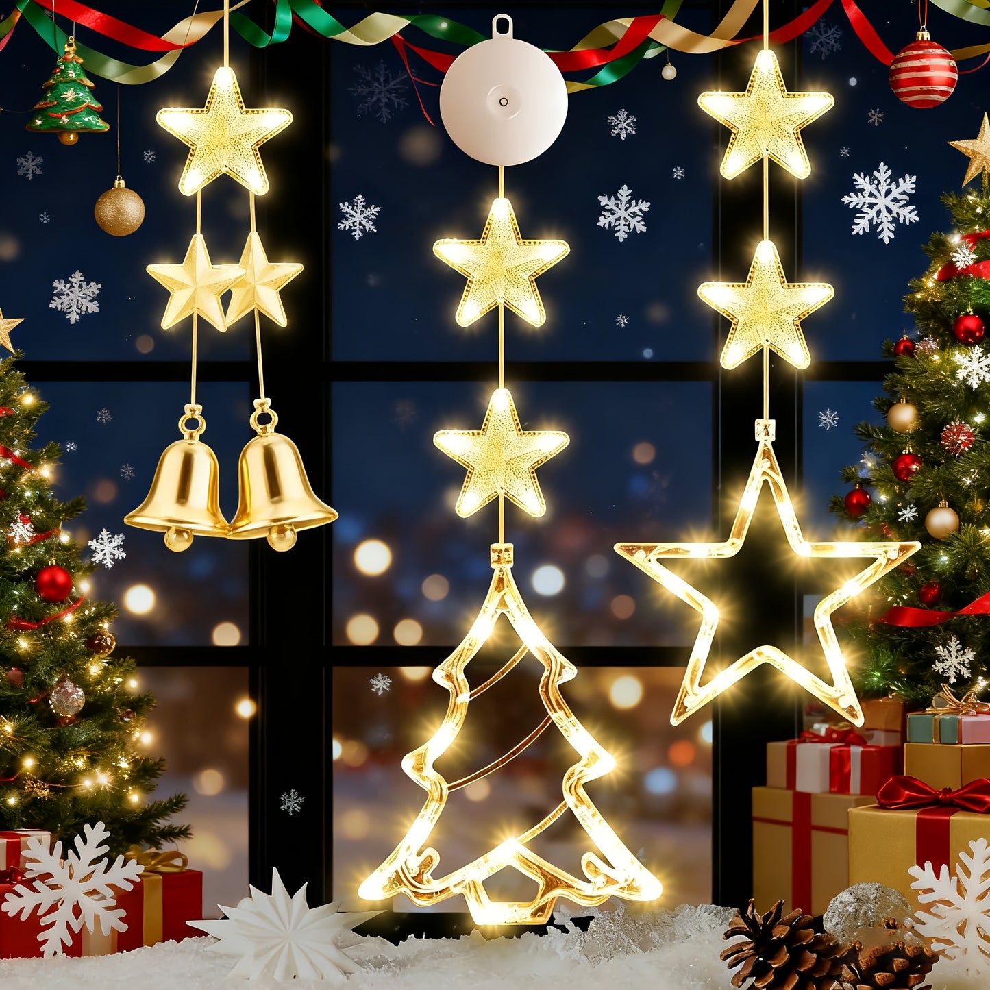 LED Fensterlichter 3er Set