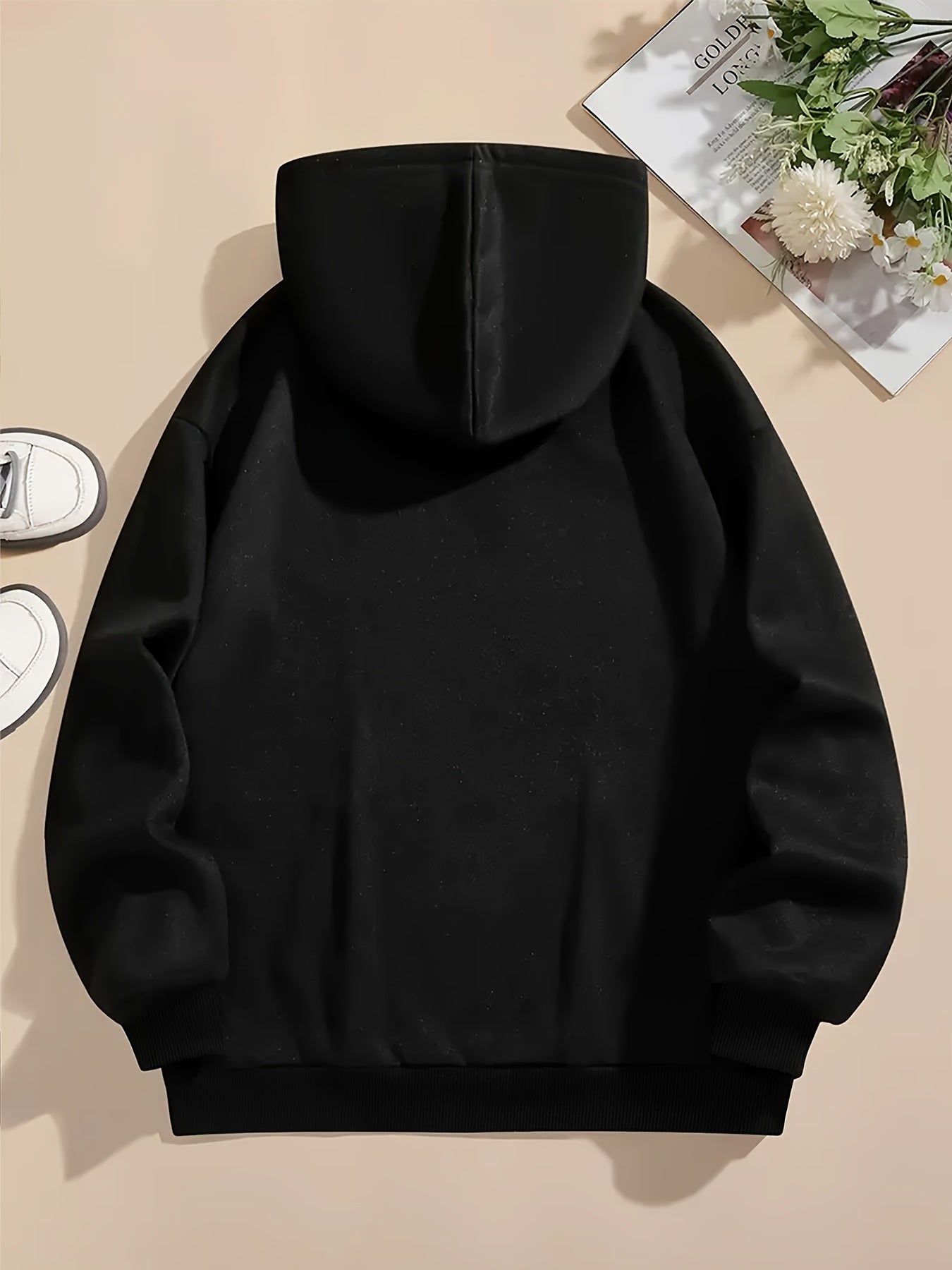 Hoodie Paris – Letter & Bow Print Sweatshirt