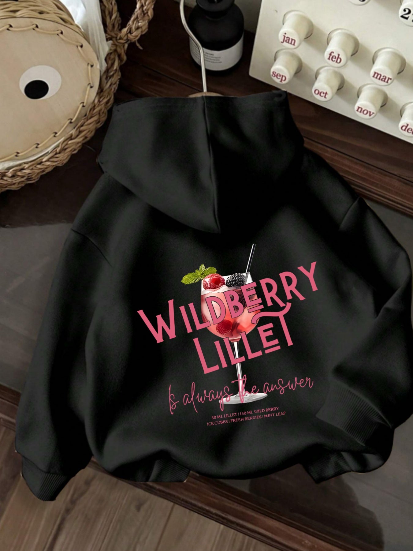 Hoodie Stockholm – Wildberry Print Sweatshirt