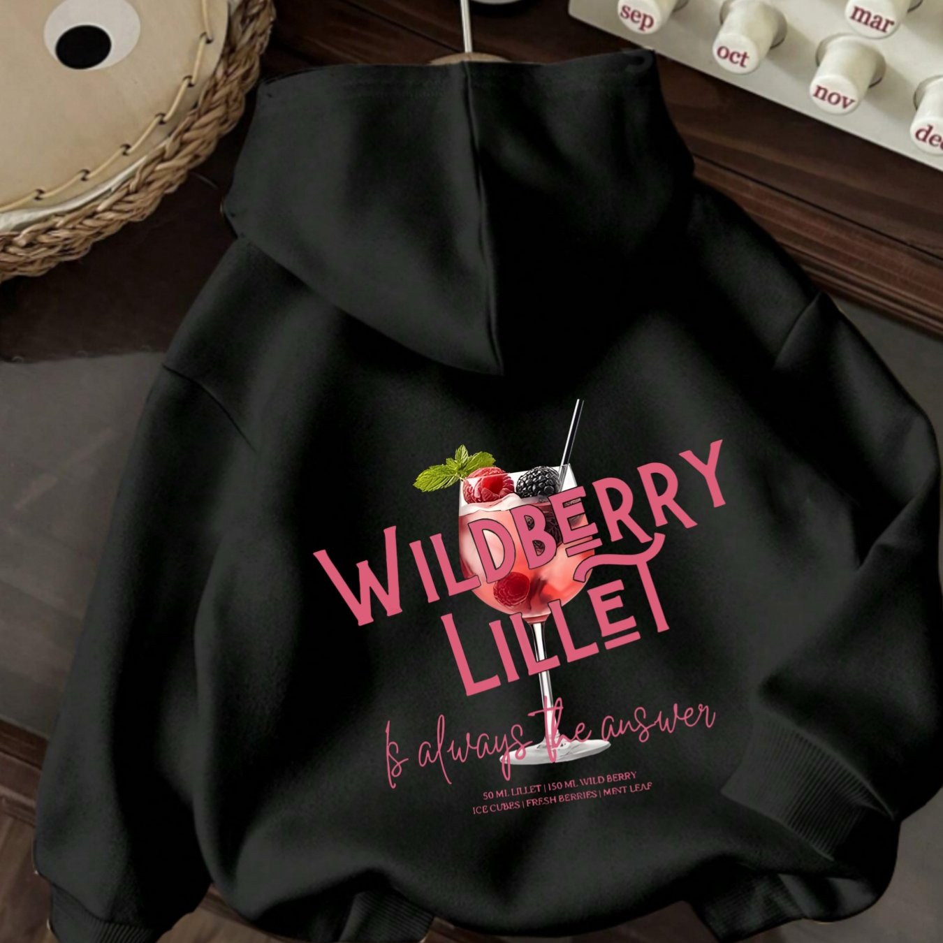 Hoodie Stockholm – Wildberry Print Sweatshirt