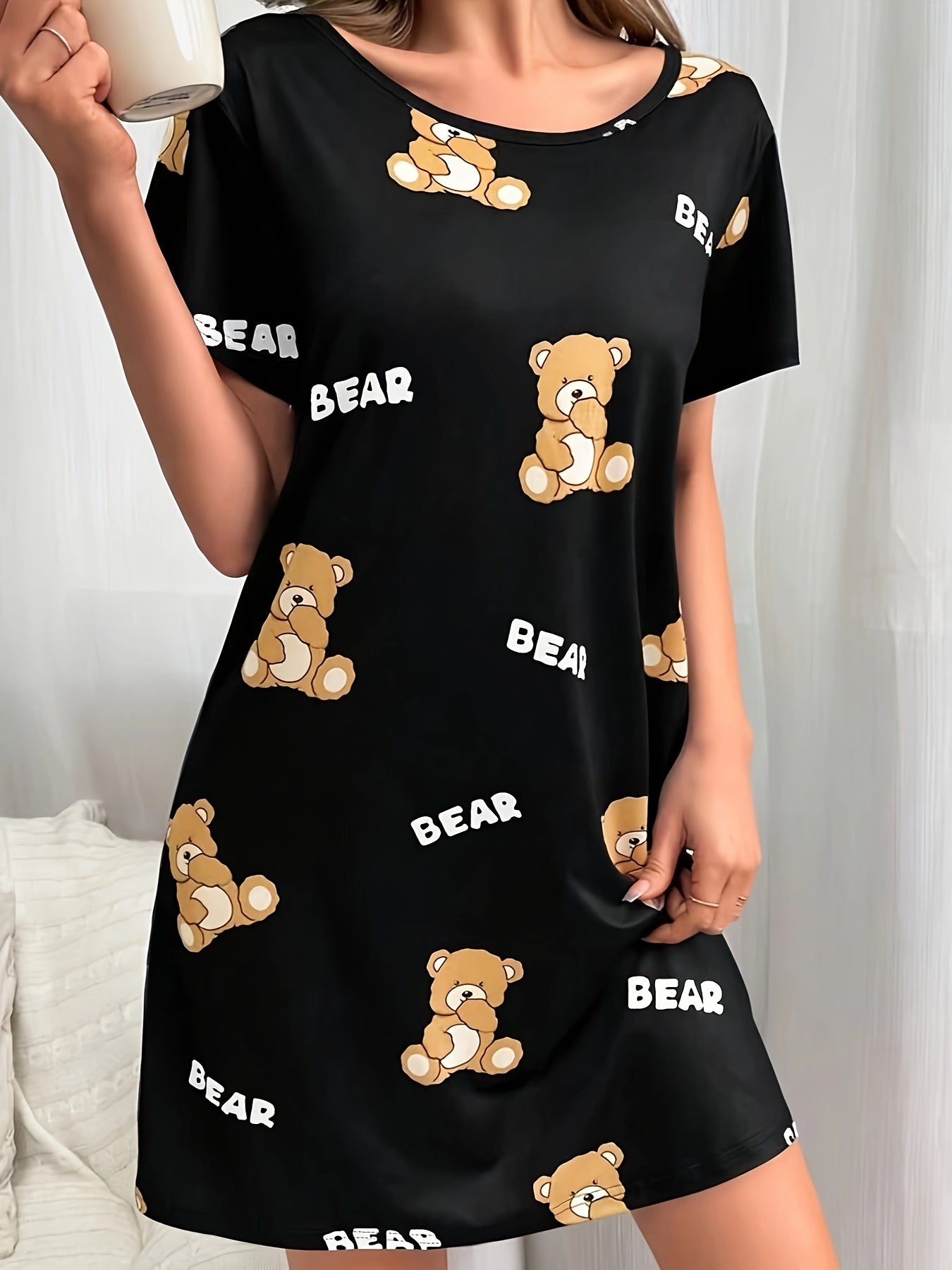 Nachthemd Leni – Bärchenprint
