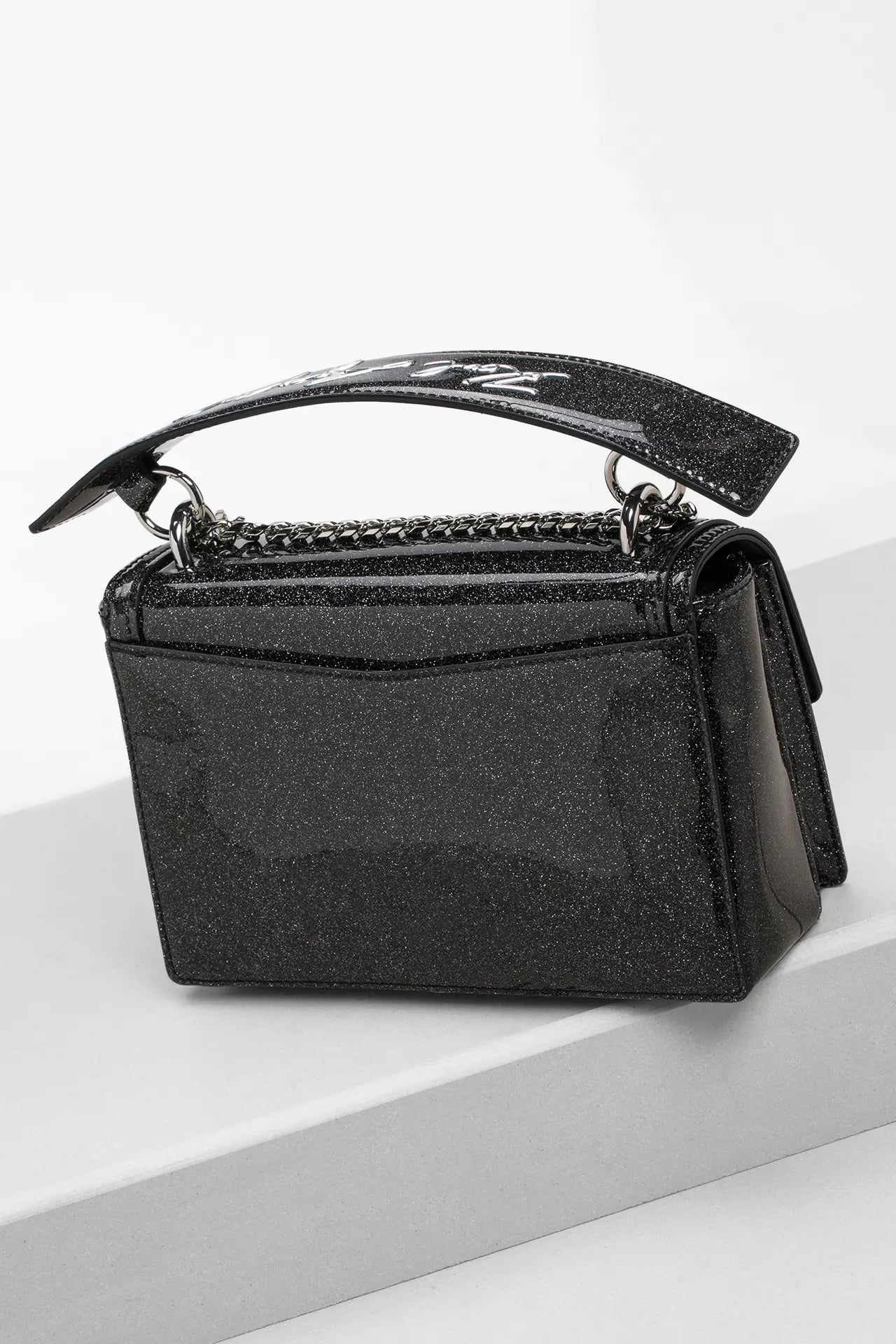 KARL LAGERFELD Umhängetasche glitzernd