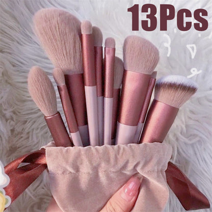 13-Piece Makeup Brush Set - Rare - Shop