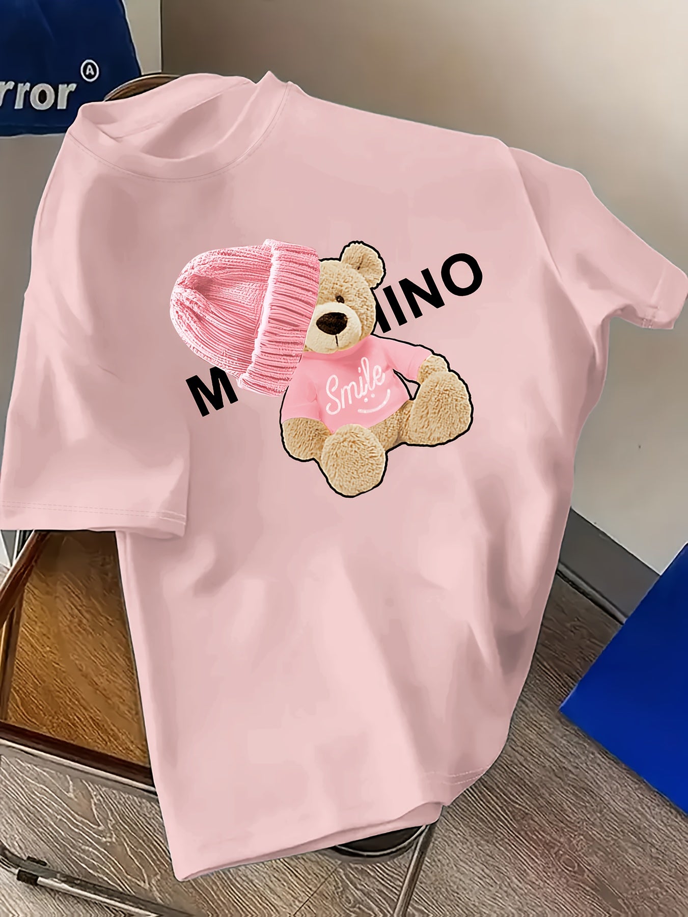 Shirt Maja – Bear Beanie Print