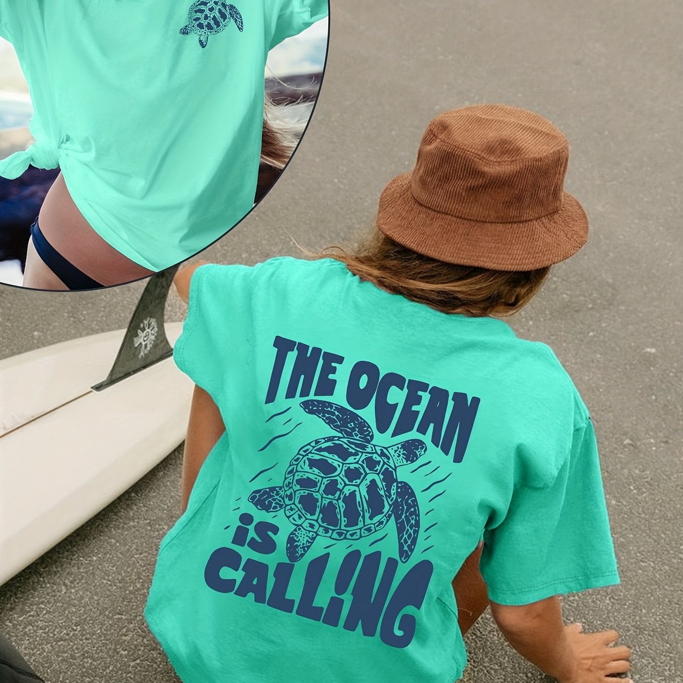 Shirt Nila – Ocean Calling Print
