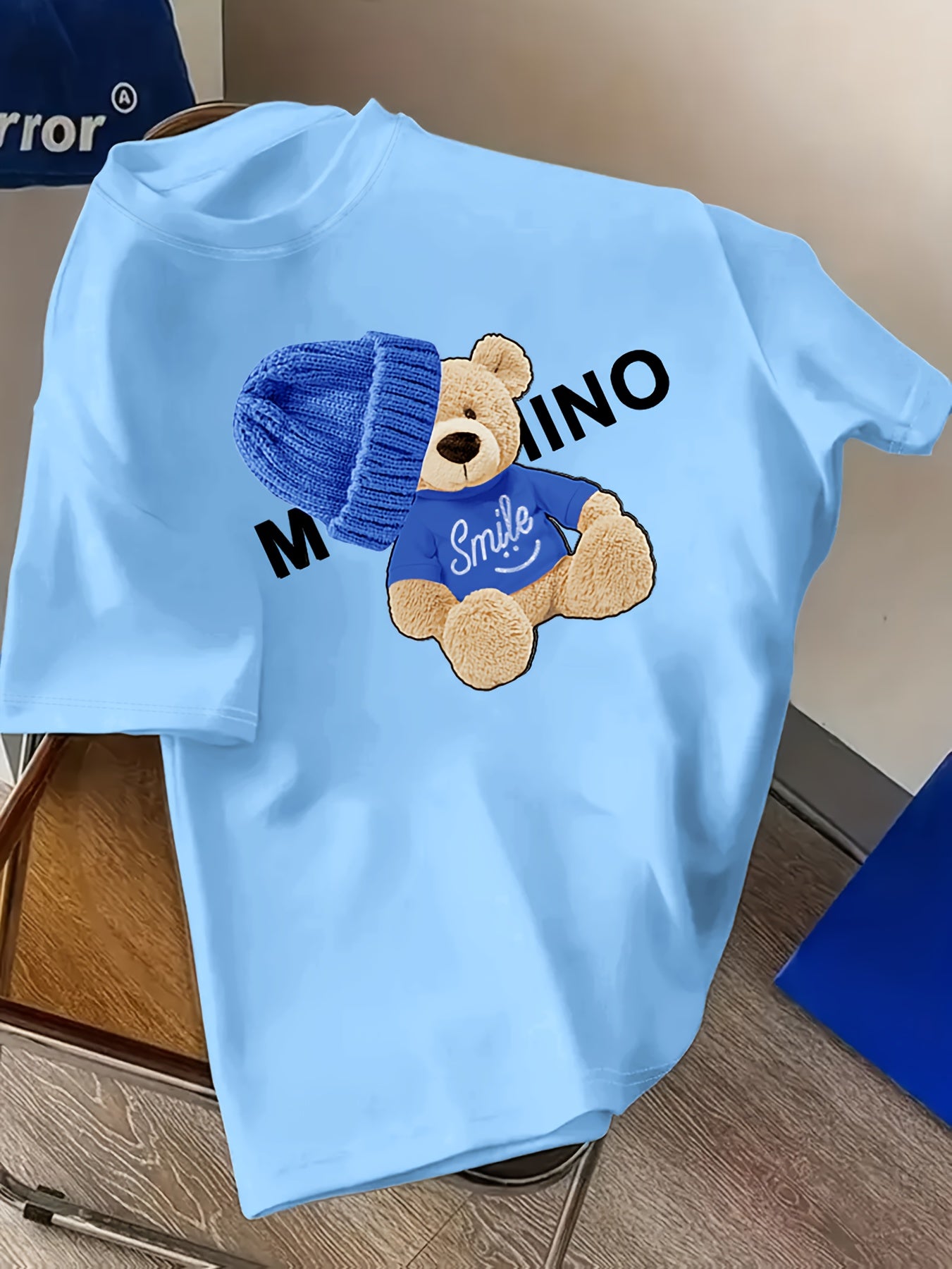Shirt Maja – Bear Beanie Print