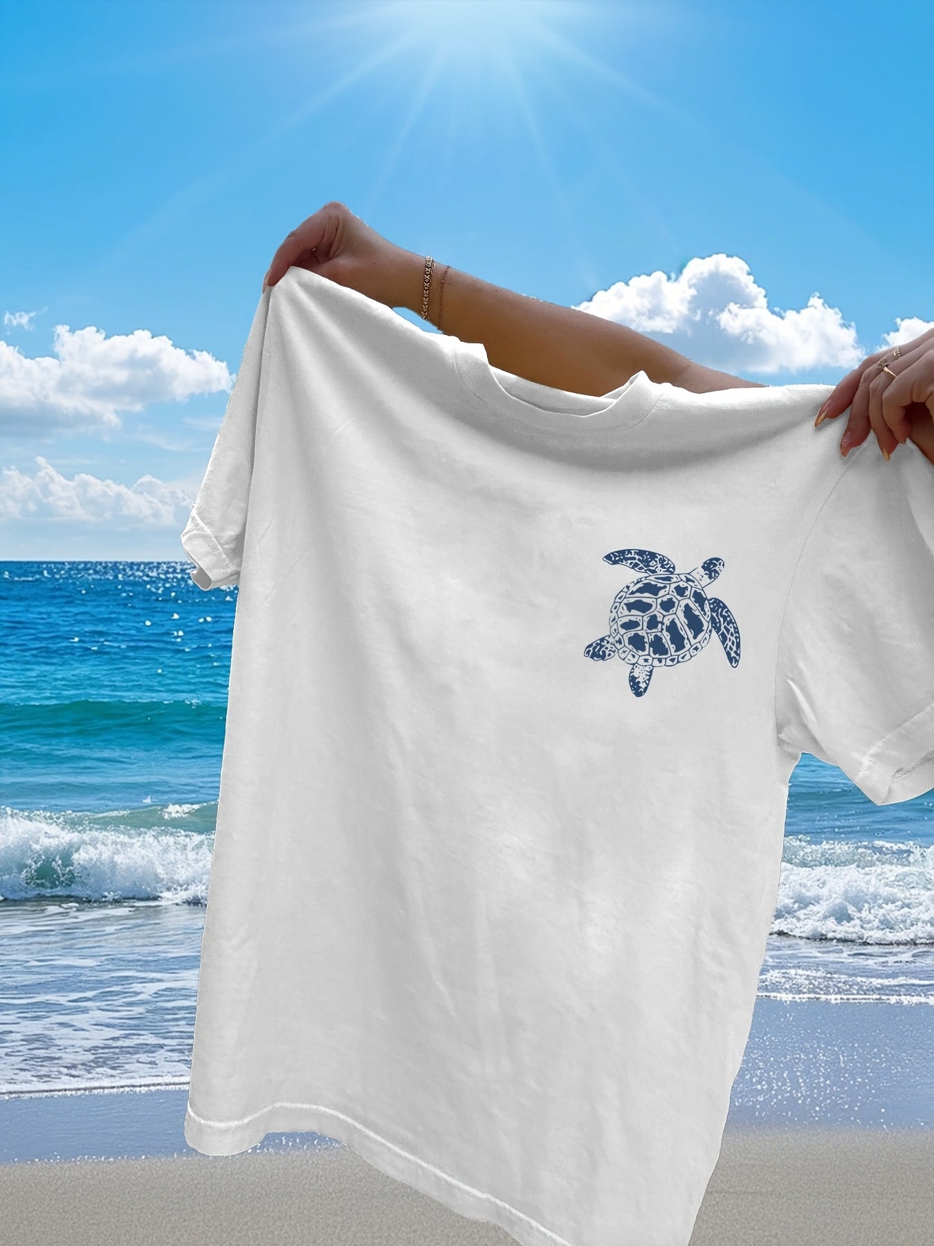 Shirt Nila – Ocean Calling Print