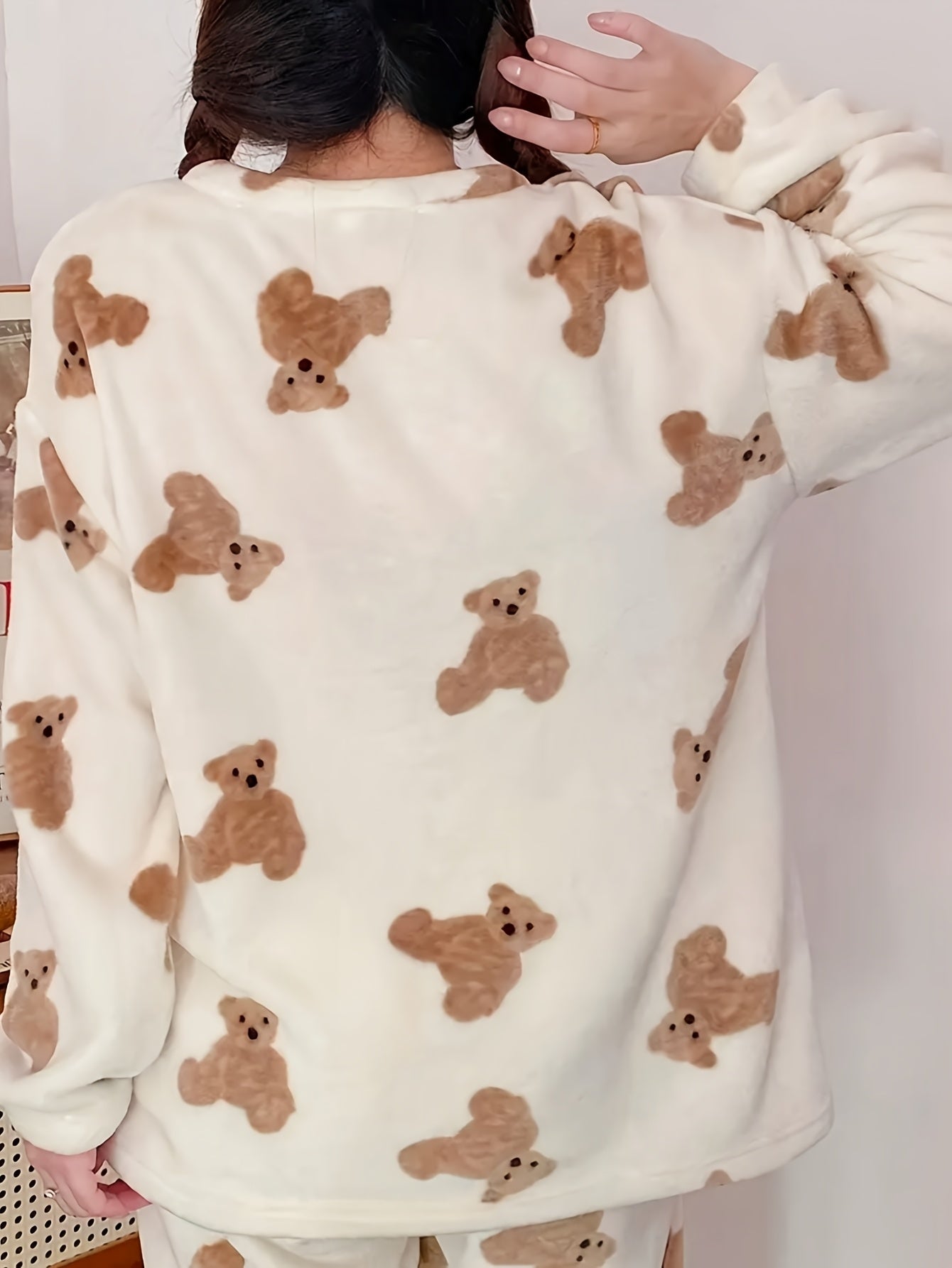 Set Noelia – Fleece Pyjama Bärchen