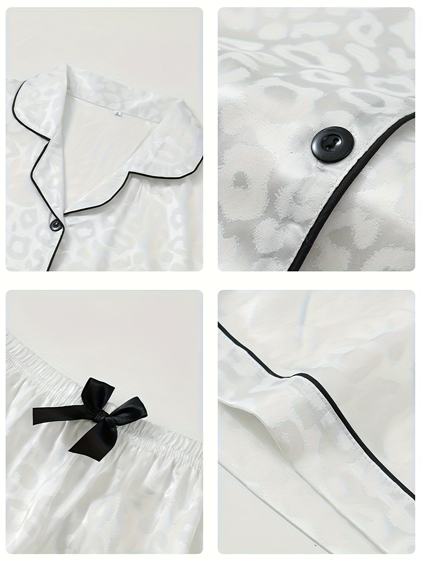 Set Nayla – Satin Pyjama Leopard