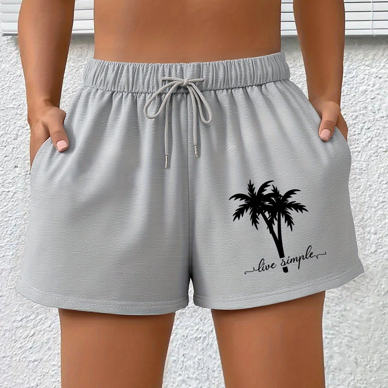 Shorts Liva – Palm Live Print
