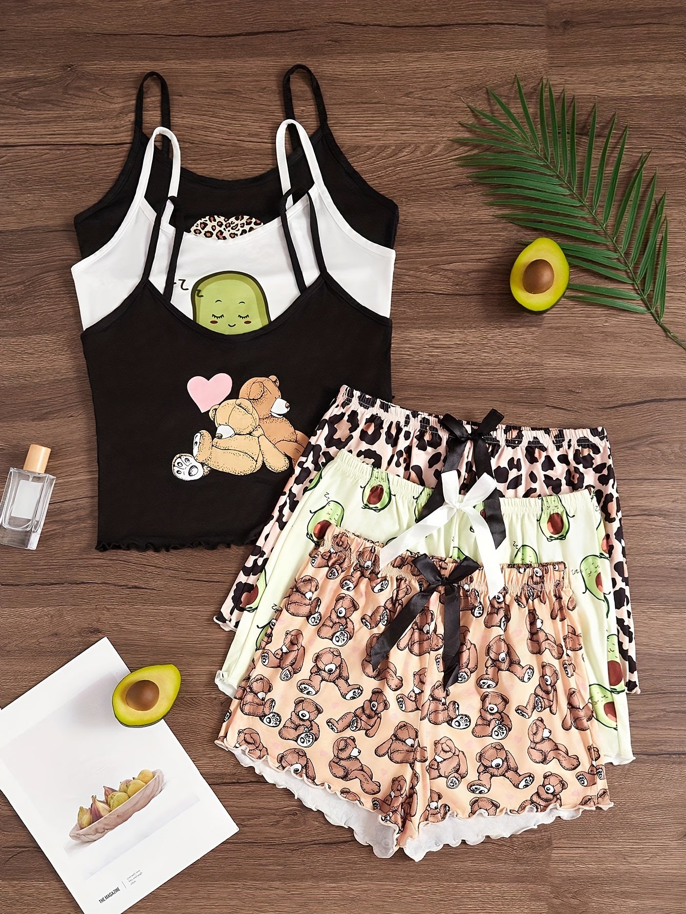 Set Mila – 3er Sommer Pyjama
