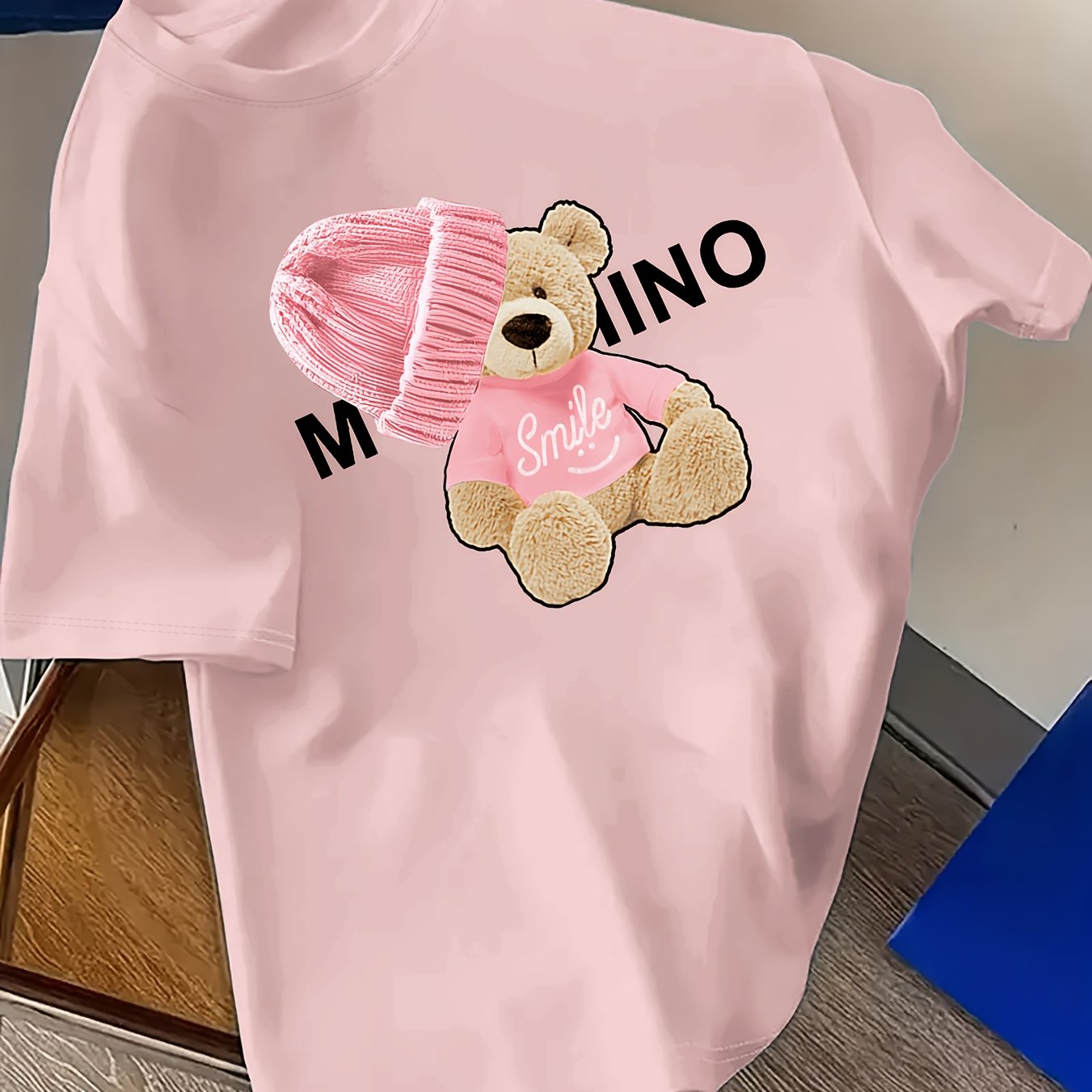 Shirt Maja – Bear Beanie Print