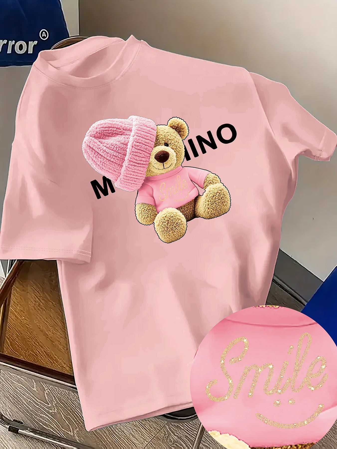 Shirt Maja – Bear Beanie Print