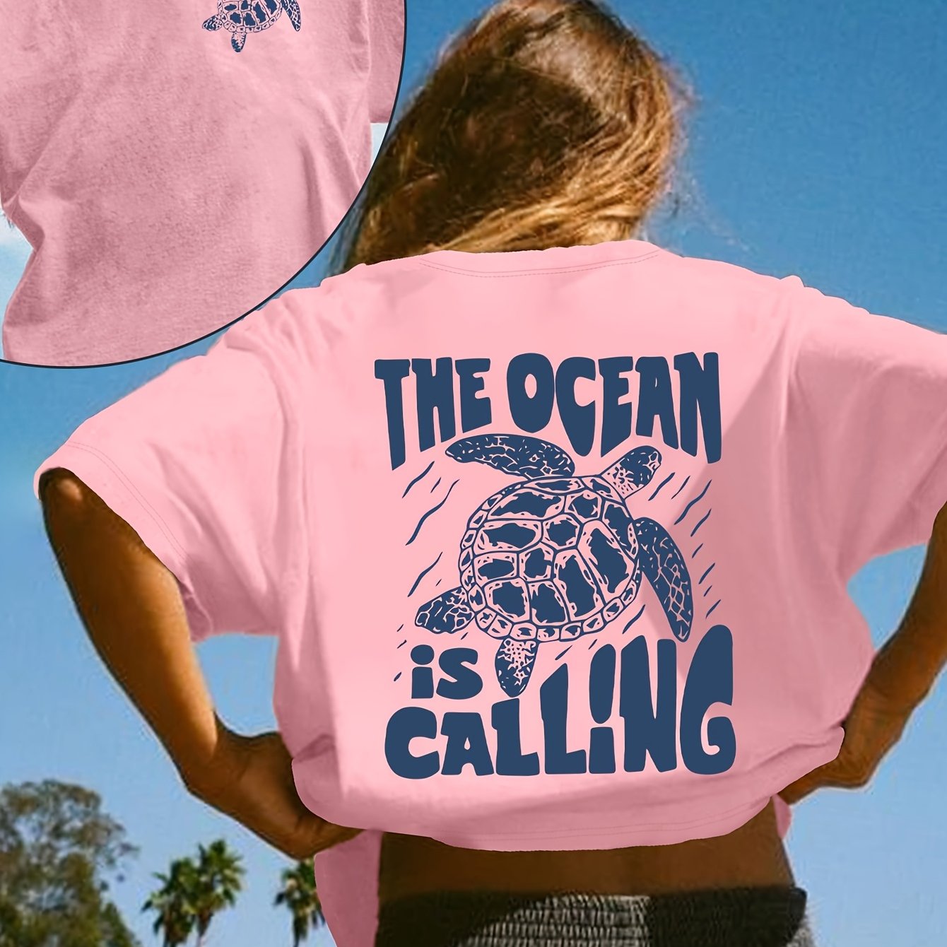 Shirt Nila – Ocean Calling Print