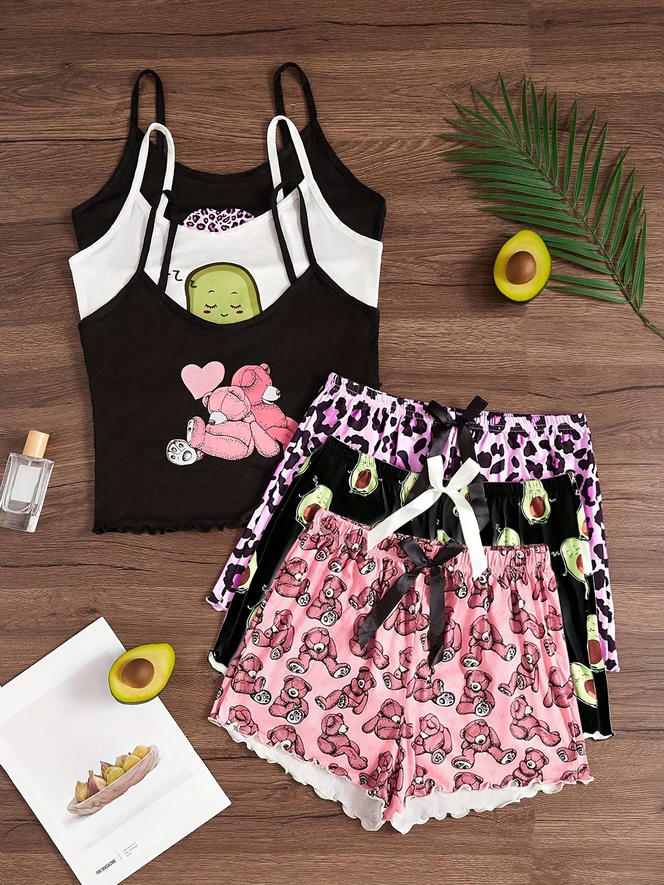 Set Mila – 3er Sommer Pyjama