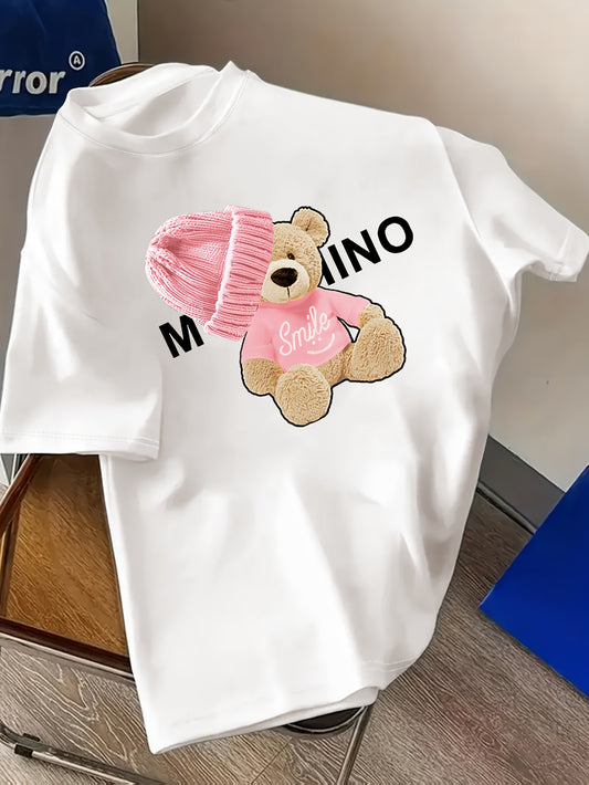 Shirt Maja – Bear Beanie Print