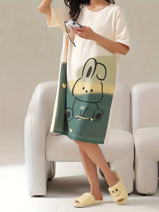 Pyjama Liora – Bären Nachtkleid