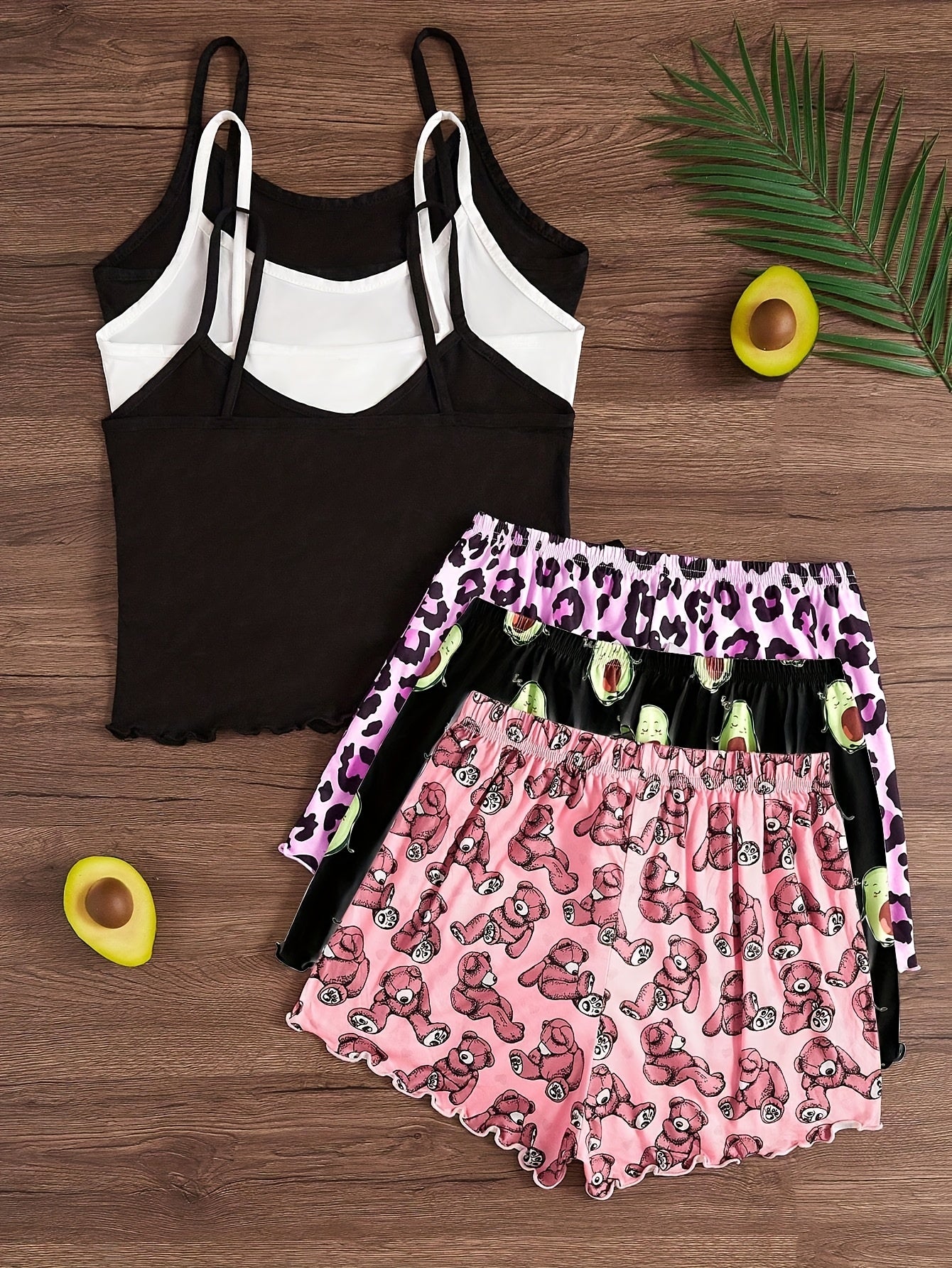 Set Mila – 3er Sommer Pyjama