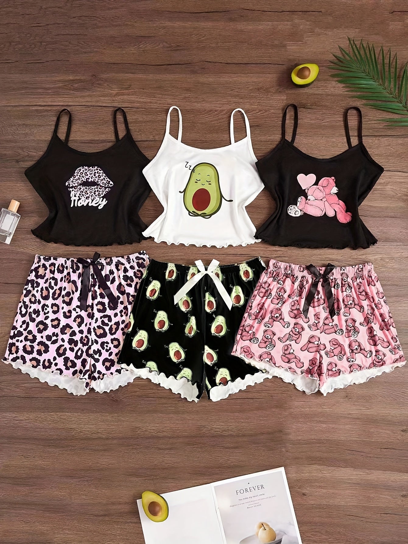 Set Mila – 3er Sommer Pyjama