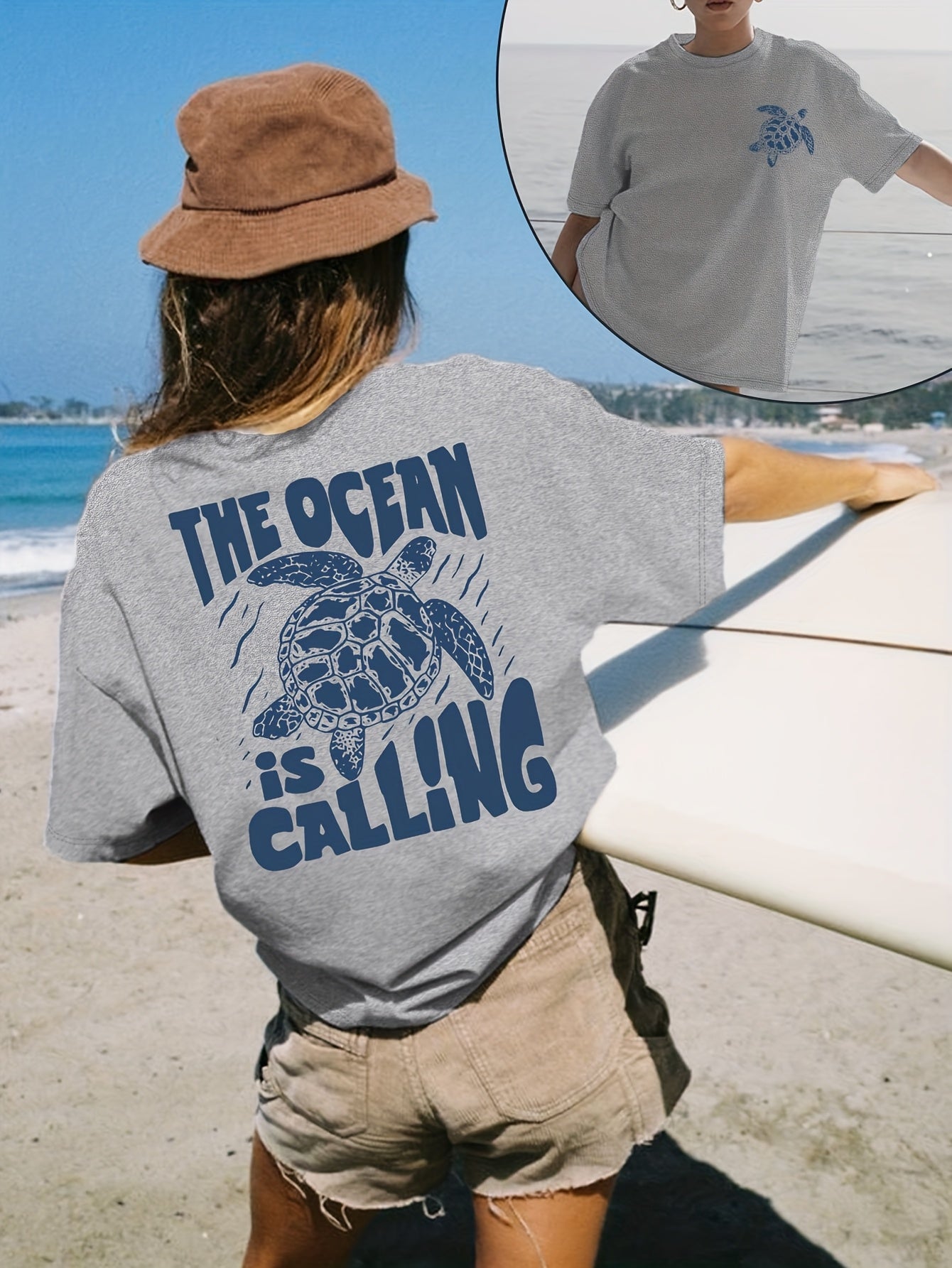 Shirt Nila – Ocean Calling Print