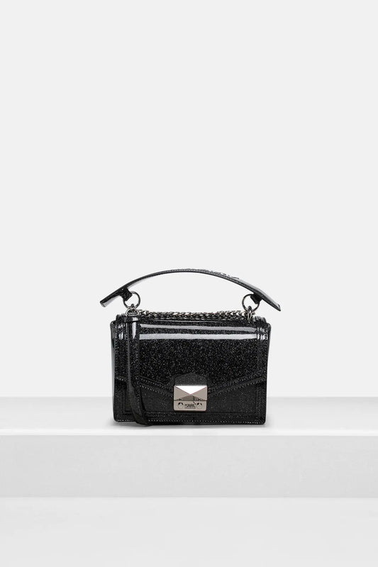 KARL LAGERFELD Umhängetasche glitzernd