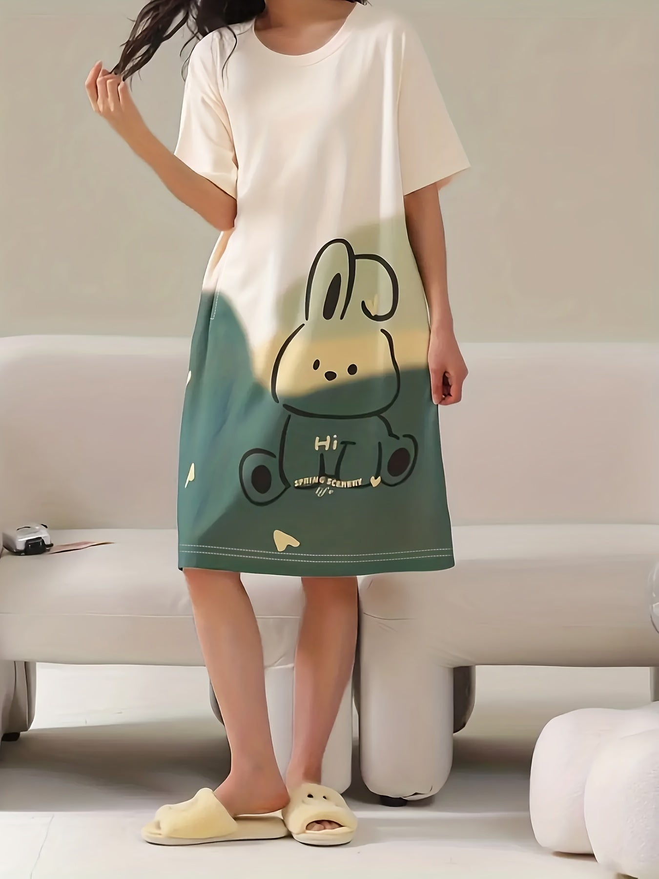 Pyjama Liora – Bären Nachtkleid
