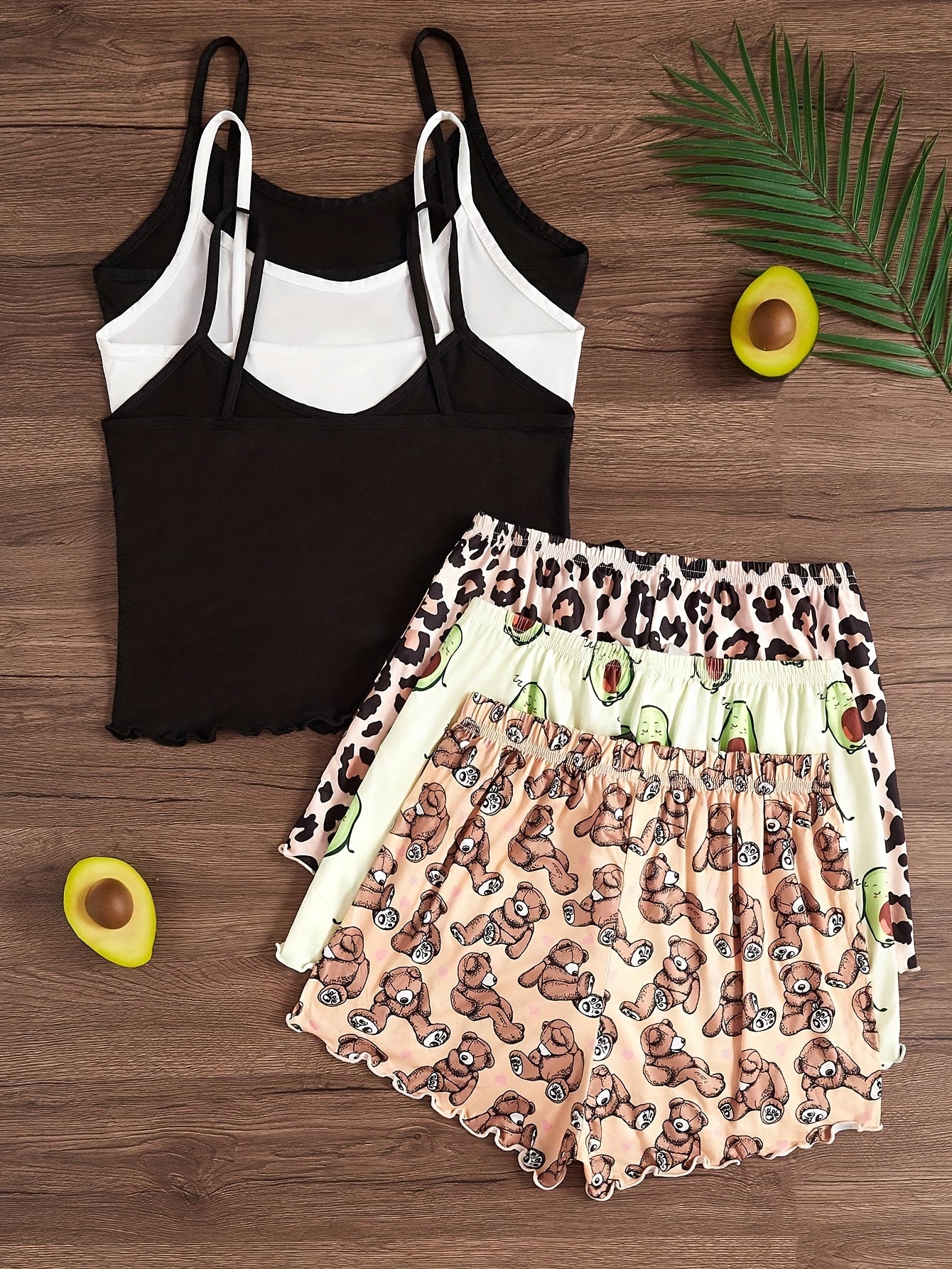 Set Mila – 3er Sommer Pyjama