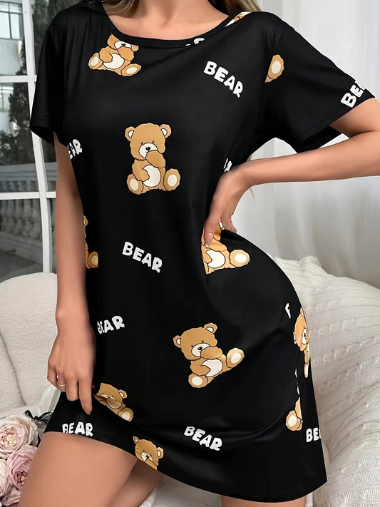 Nachthemd Leni – Bärchenprint