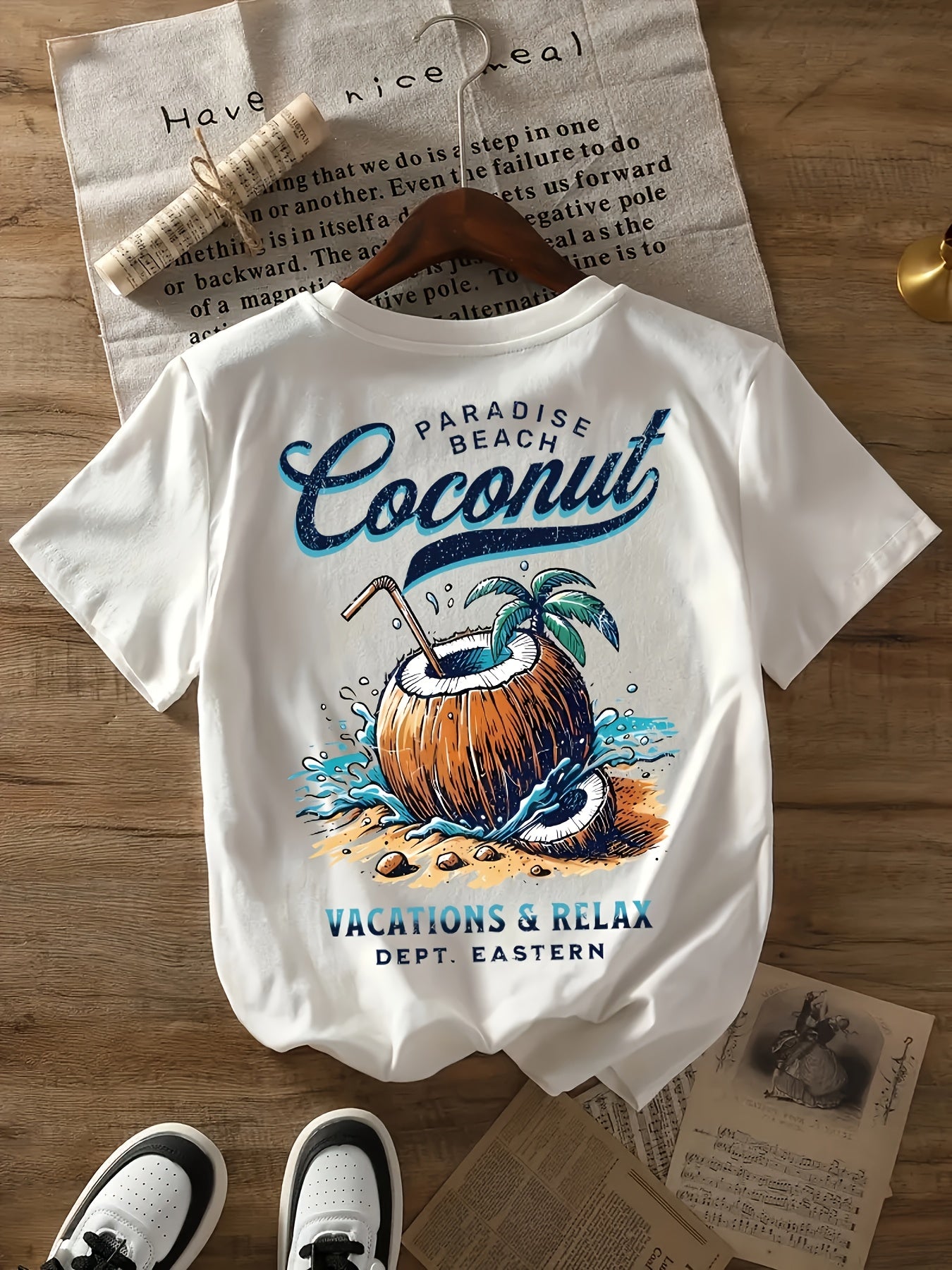 Shirt Liva – Coconut Vibes Print