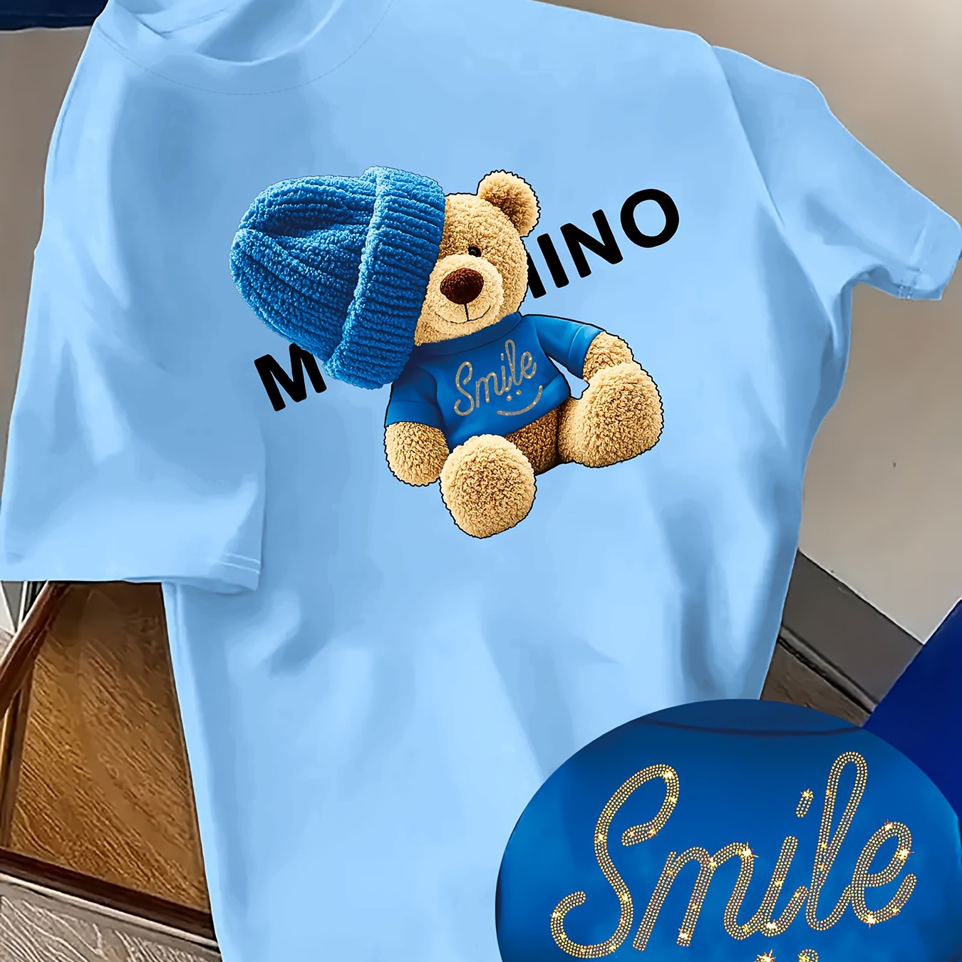 Shirt Maja – Bear Beanie Print