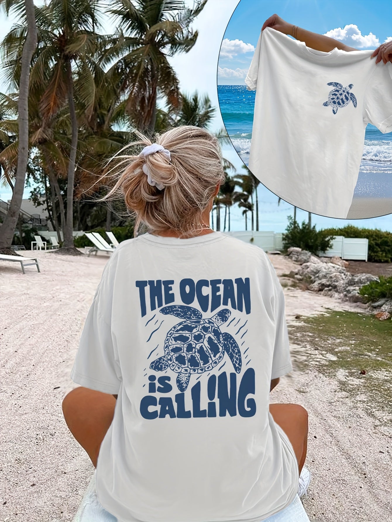 Shirt Nila – Ocean Calling Print