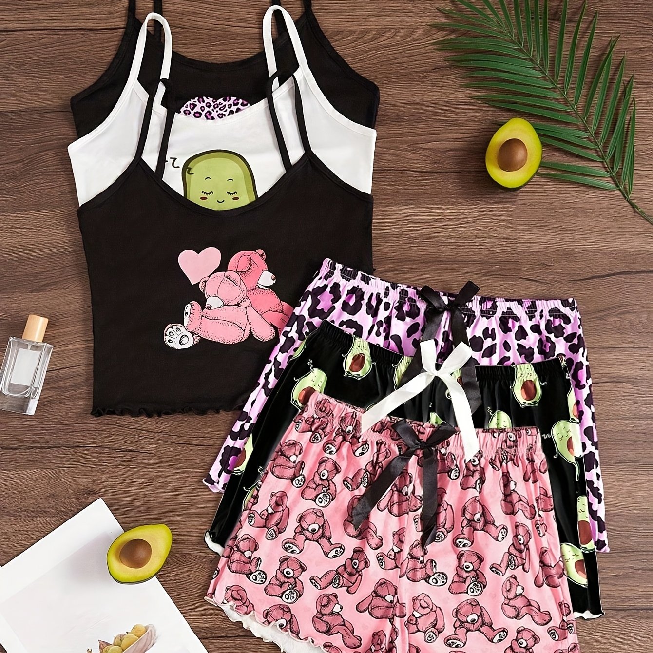 Set Mila – 3er Sommer Pyjama