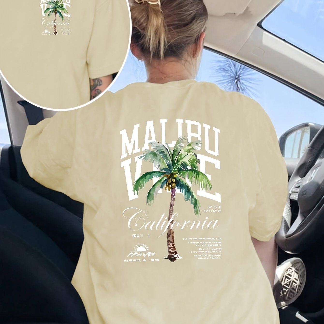 Shirt Nika – Malibu Print