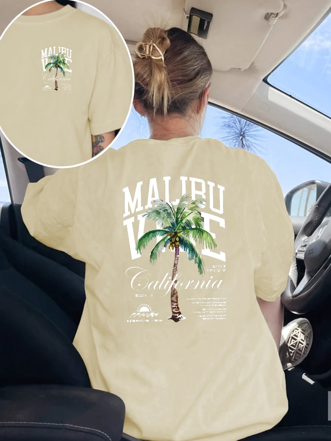 Shirt Nika – Malibu Print