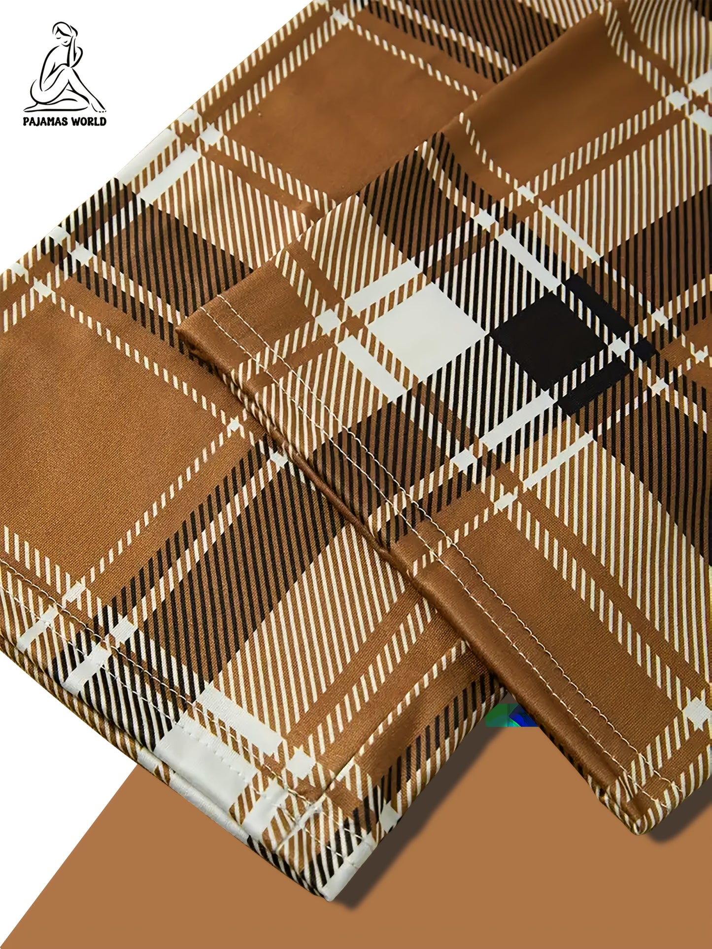 Set Luma – 3-teiliges Bären-Pyjama Kariert
