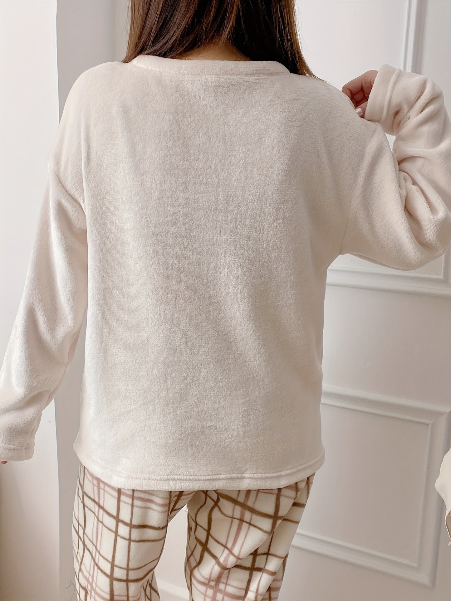 Set Elara – Winter Pyjama Fleece Bärchen