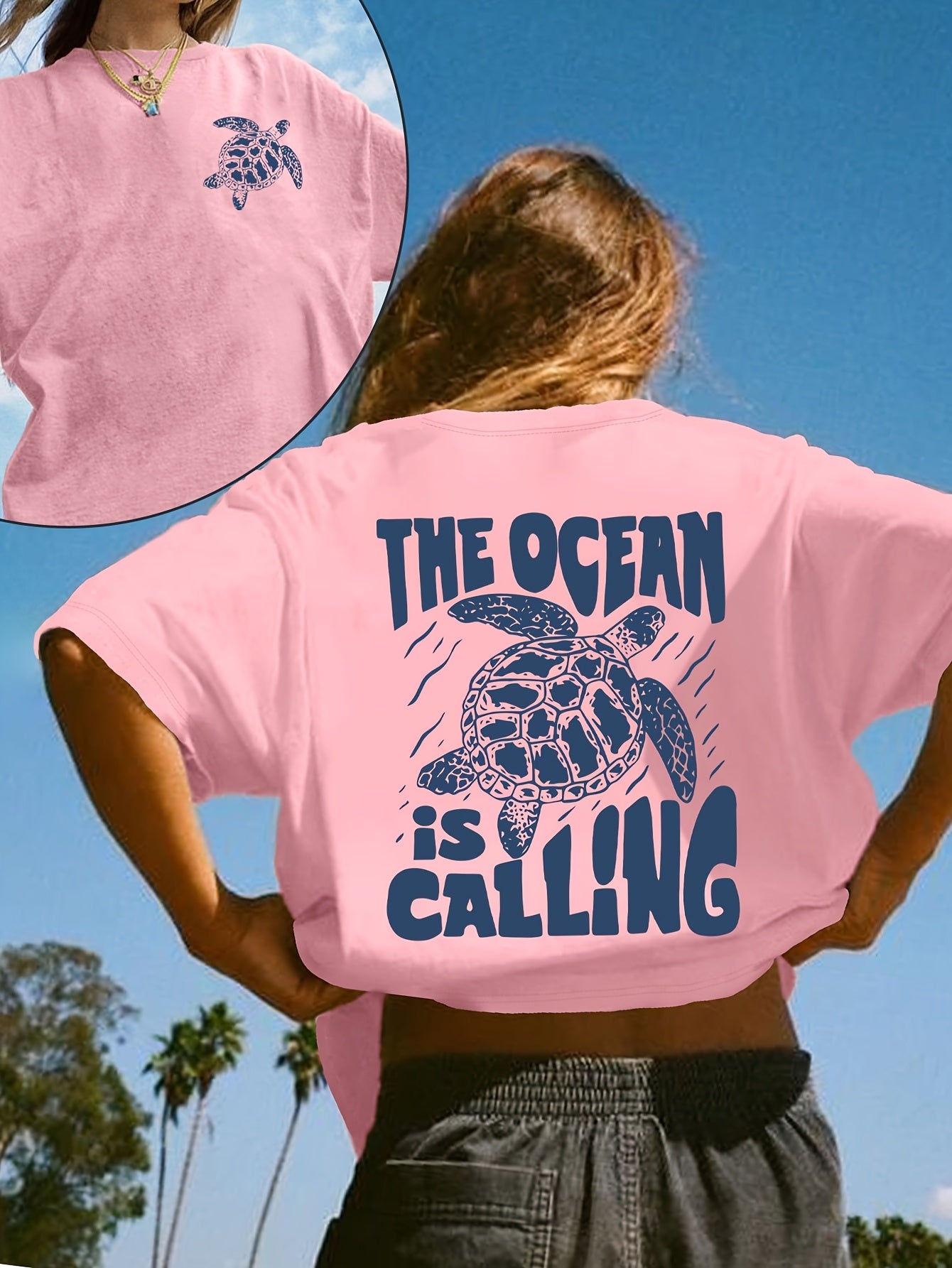 Shirt Nila – Ocean Calling Print