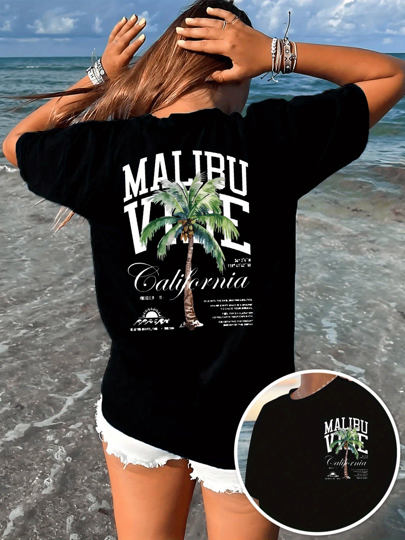 Shirt Nika – Malibu Print