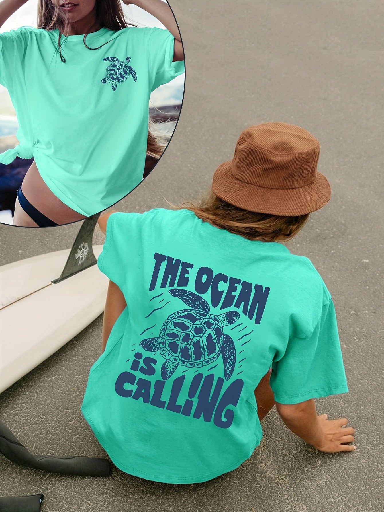 Shirt Nila – Ocean Calling Print