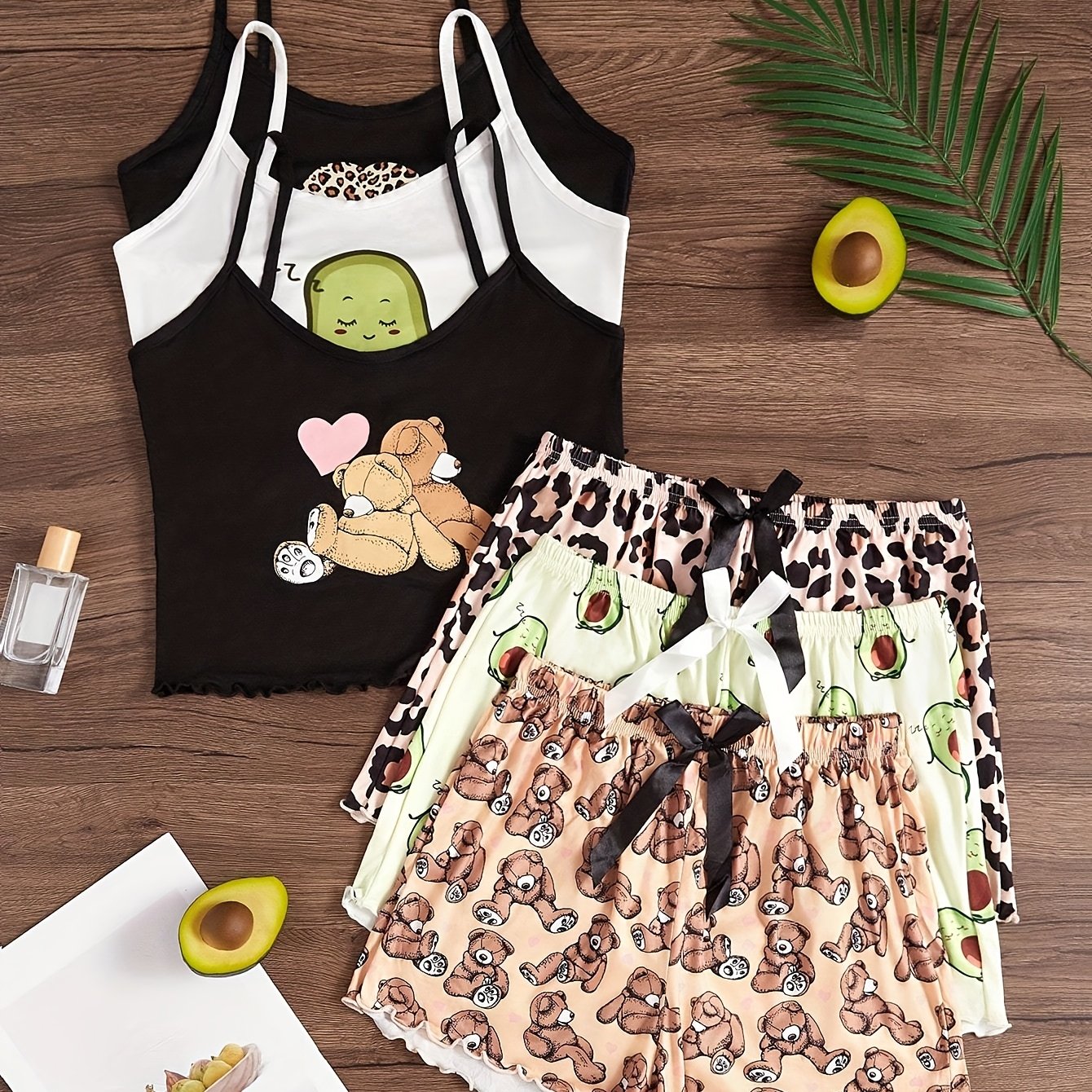 Set Mila – 3er Sommer Pyjama