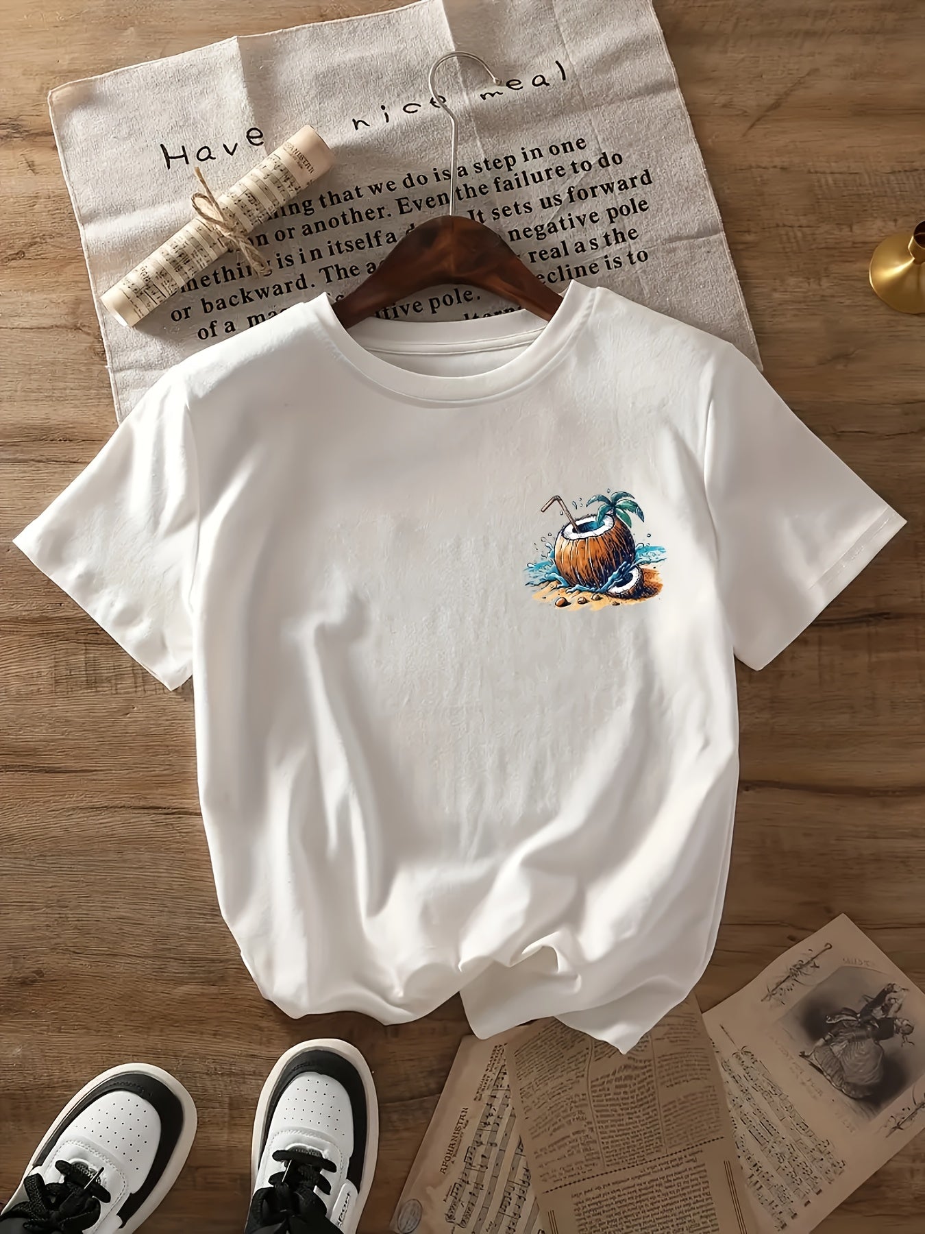 Shirt Liva – Coconut Vibes Print